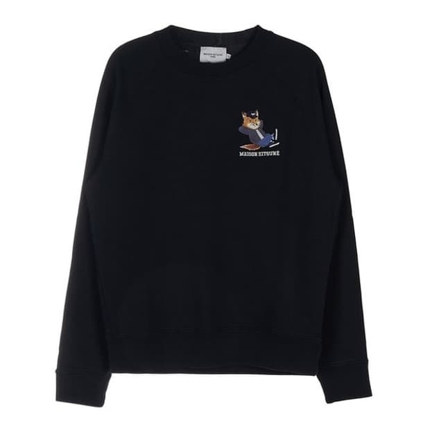 메종키츠네 폭스 프린팅 맨투맨 XXL