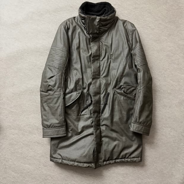 헬무트랭 바이커 왁스 파카자켓