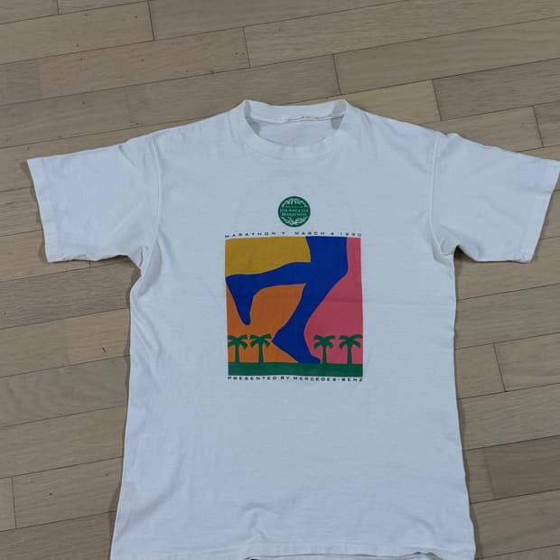 90s LA 빈티지 마라톤 티셔츠