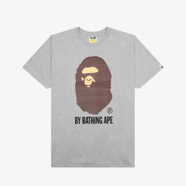 베이프 바이 베이싱 에이프 반팔 그레이