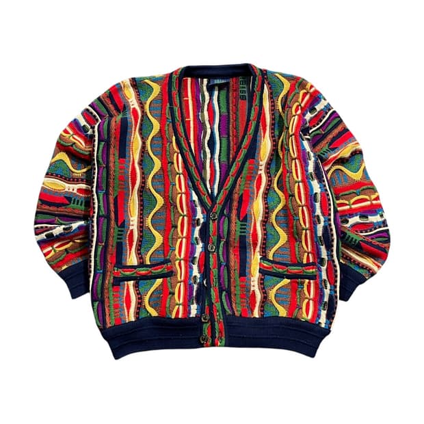 [Limnos] 림노스 빈티지 3D 케이블  울 니트가디건