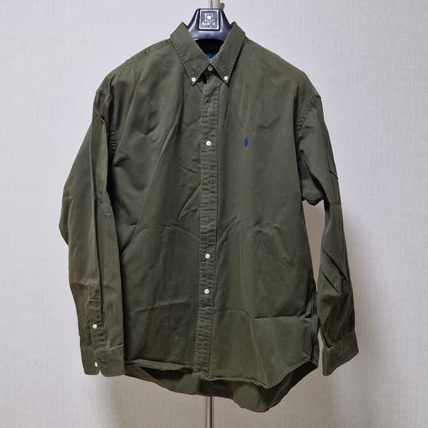 폴로  트윌셔츠 블레이크핏 카키올리브 xl
