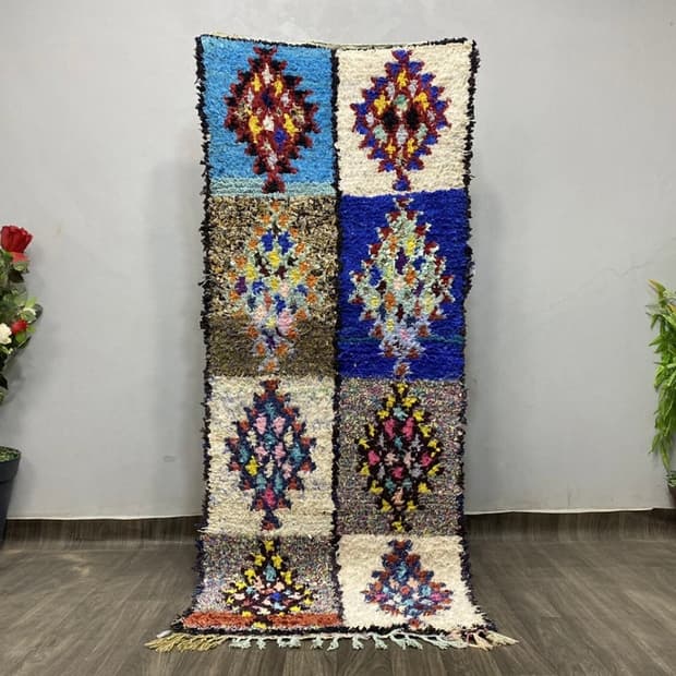 모로칸 빈티지 브루쉐이트 러그