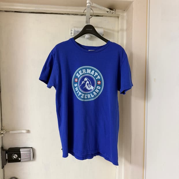 체르마트 프린팅 빈티지 티셔츠