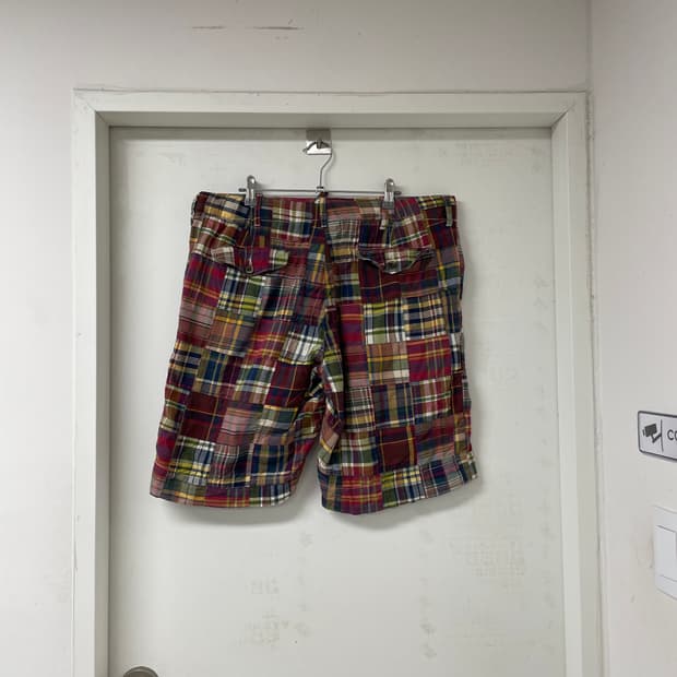 폴로 랄프로렌 체크 반바지 36