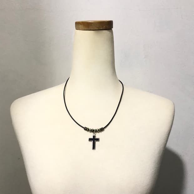 빈티지 십자가 목걸이 갸루 펑크 오리엔탈 긱시크 y2k 러블리힙