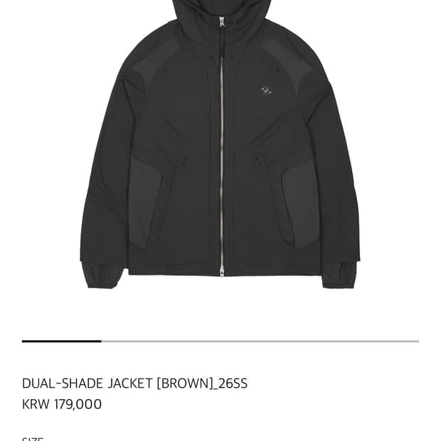 산산기어 듀얼쉐이드 자켓 브라운 [1] 26ss