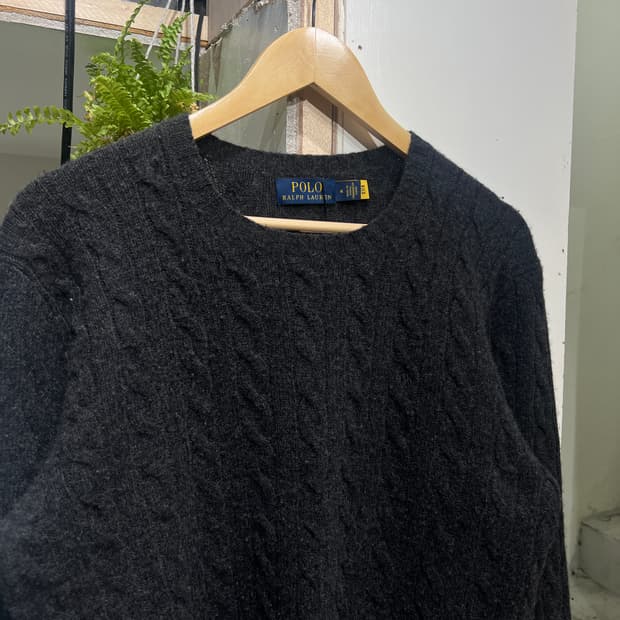 Polo Ralph Lauren 폴로 랄프로렌 울 캐시미어 꽈배기 니트