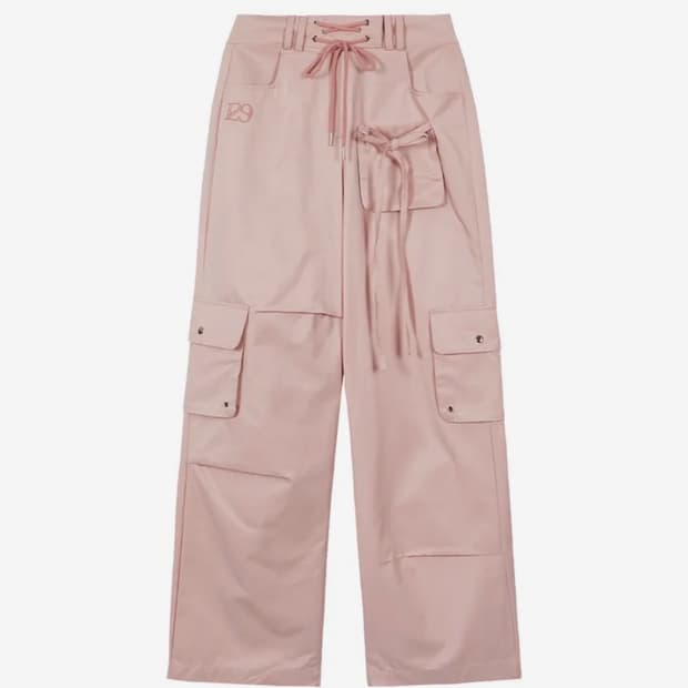 일리고 핑크 카고바지