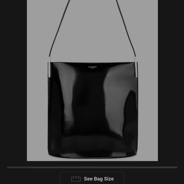 [미착용/새제품] 생로랑 수잔 리지드 숄더백(로제착용)