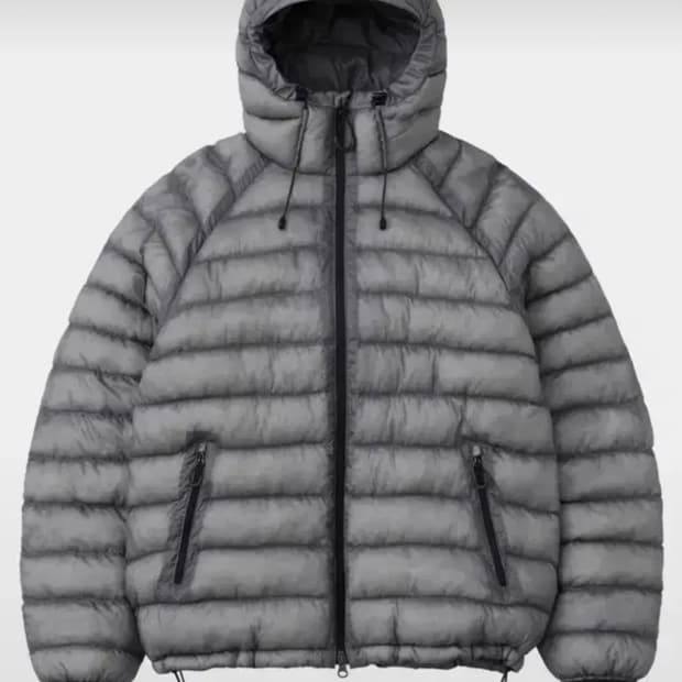 수아레 경량패딩(남녀 동일제품.그레이)