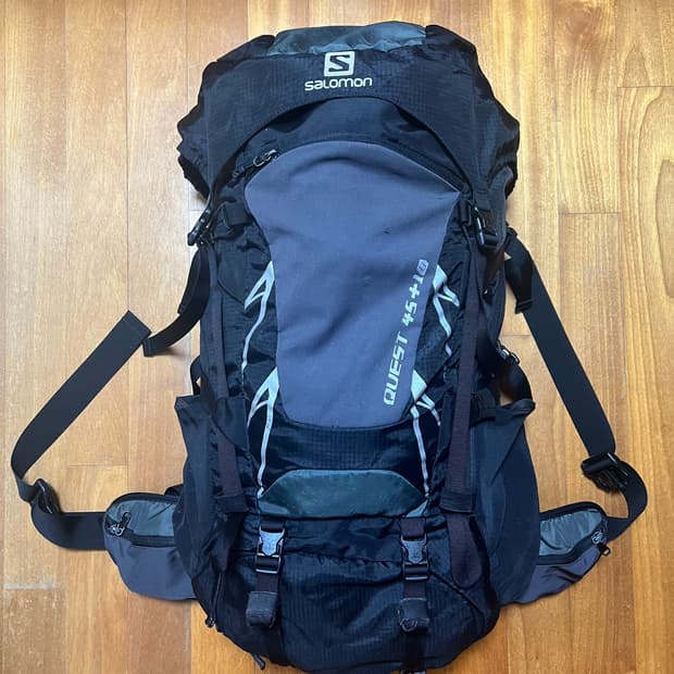 살로몬 QUEST 45+10 등산 배낭 백팩 가방