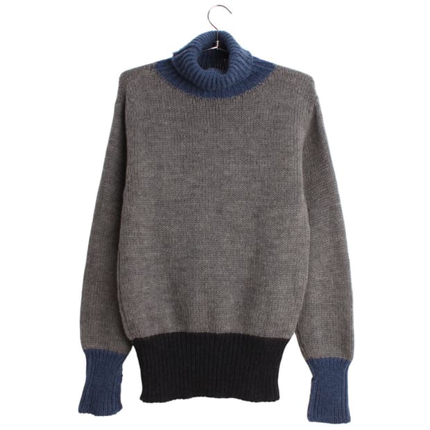 S 나이젤카본 GEORGE LOWE 롤 넥 니트