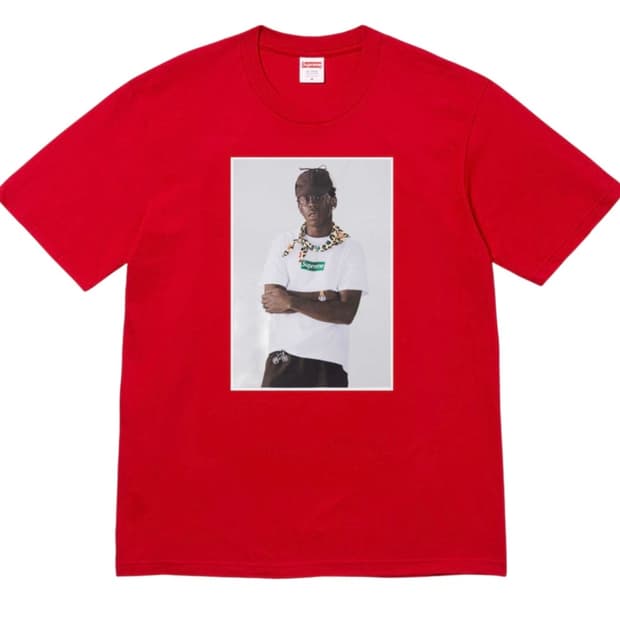 슈프림 타일러 더 크리에이터 티셔츠 레드 M