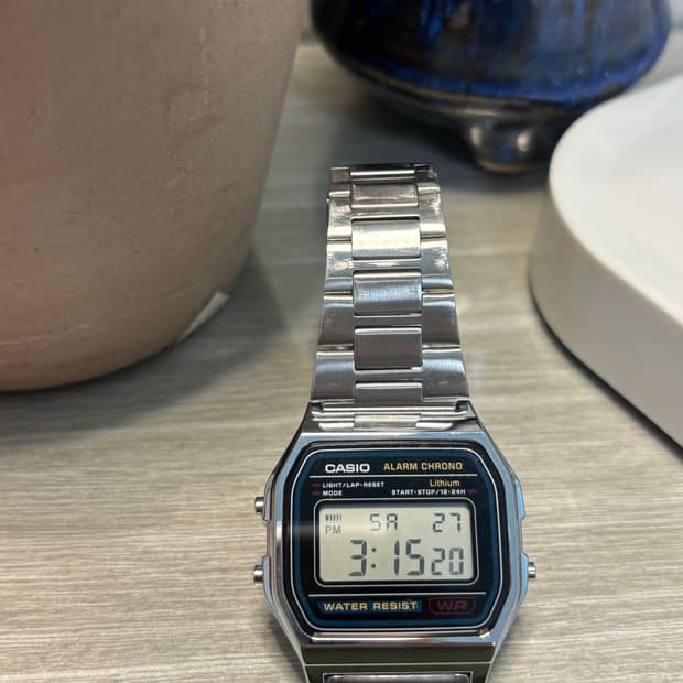 카시오 메탈 시계