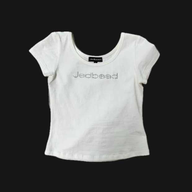 Jedbead city jewelry scoop tee white