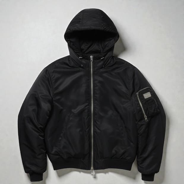 100~105)VOLANTE 볼란테 MA-1 오버핏 패딩