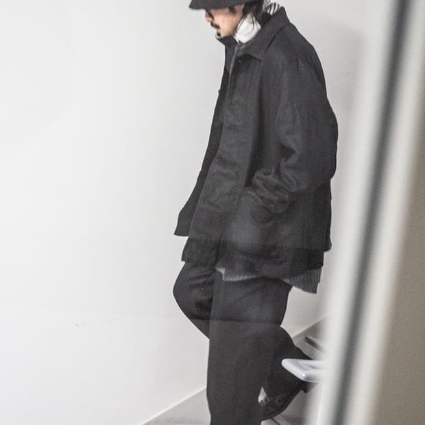 네스트로브컨팩트 헤비웨이트 린넨 트윌 밀리터리 자켓