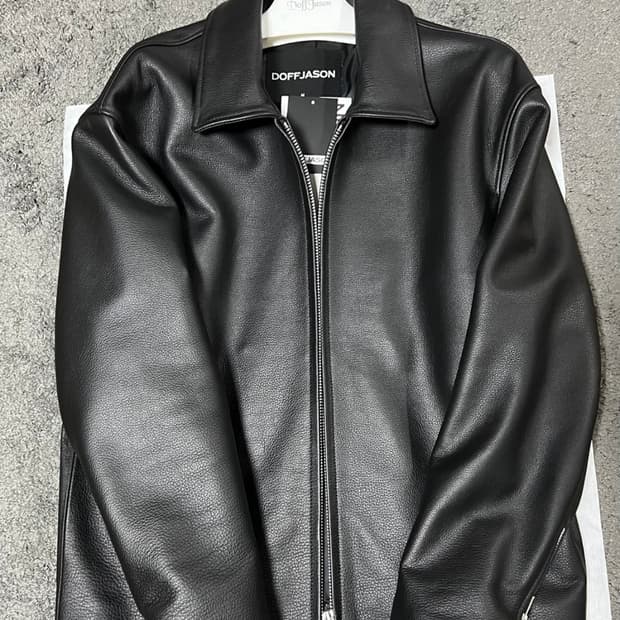 [m] 도프제이슨 카우하이드 세미오버 싱글 라이더 자켓