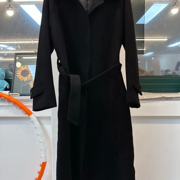 킨더살몬 울 캐시미어 롱코트