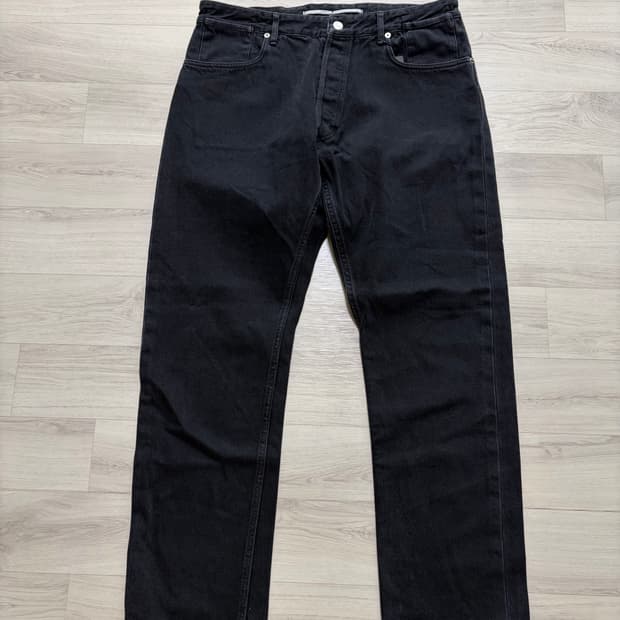 ODS 올리브드랩서비스 페이크 6포켓 팬츠 블랙 블리치 XL사이즈