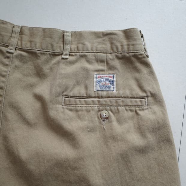 90s 폴로 랄프로렌 MADE IN USA 어센틱 사각탭 치노 반바지