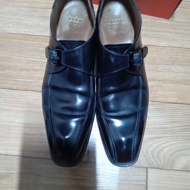 리갈 싱글 몽크 스트레이트 토,드레스 슈즈