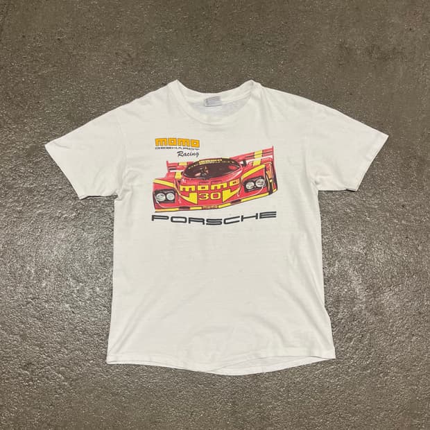 90s 빈티지 포르쉐 티셔츠 (100)