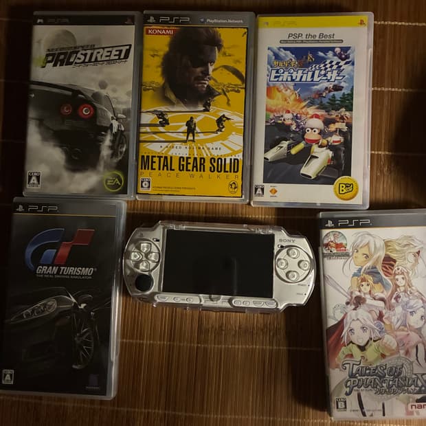 소니 psp 화이트