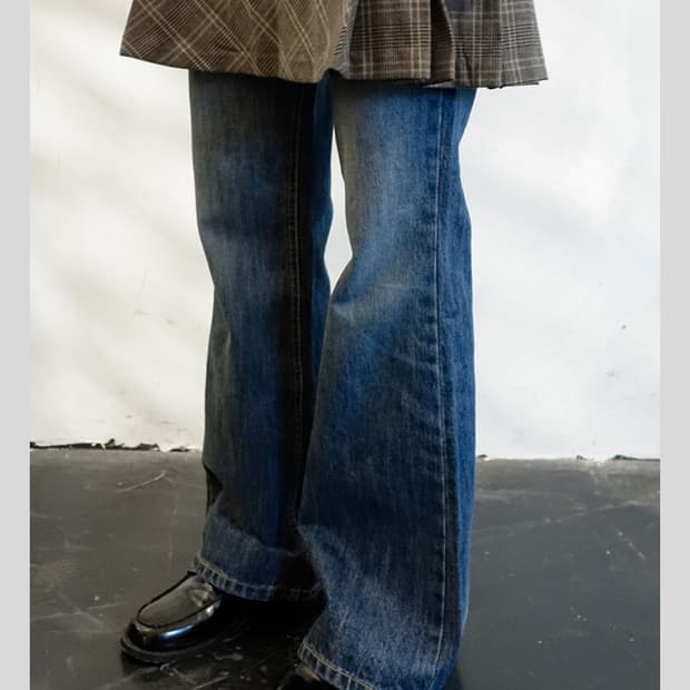 샵페어리 워싱 부츠컷 팬츠