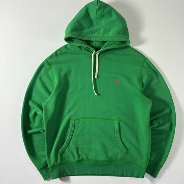 Polo  폴로 랄프로렌 신형 자수 그린 후드티 