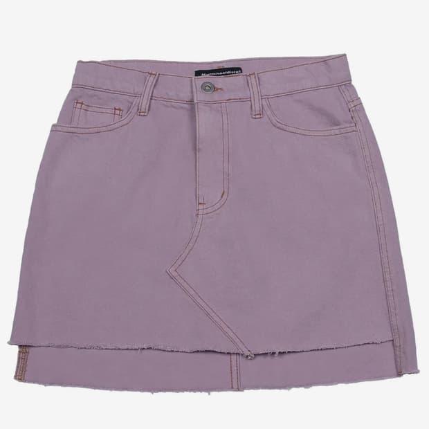 하이스쿨디스코 Color unbalance skirt_indi purpl