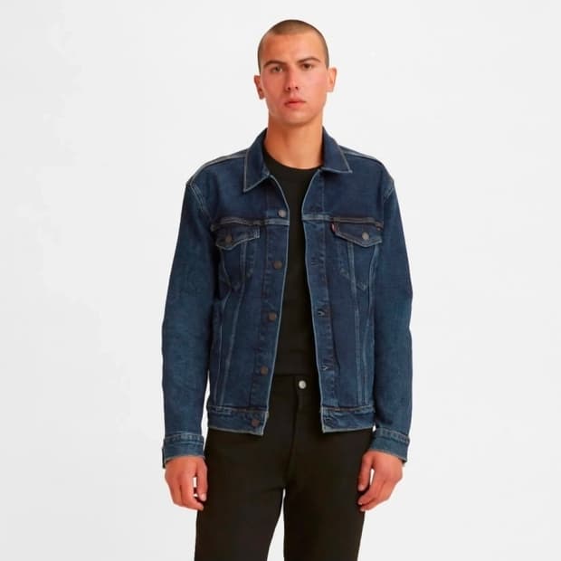 리바이스 타입3 청자켓 다크인디고 L