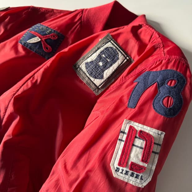 00‘s 디젤 자수 블루종 