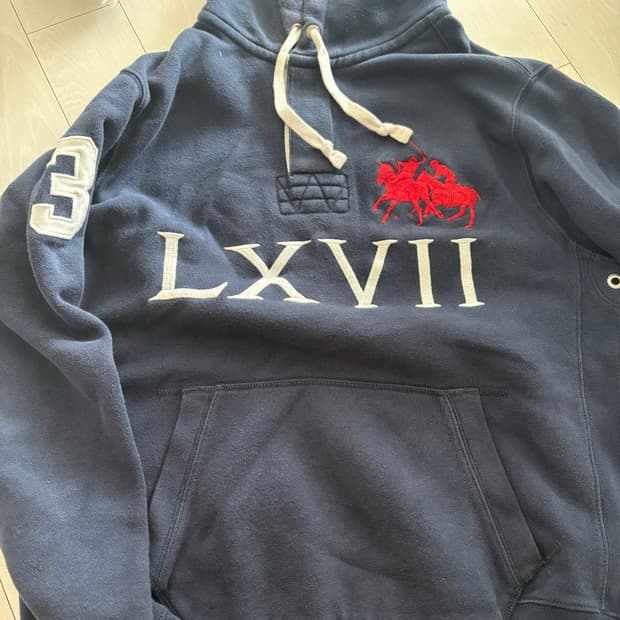 폴로 빈티지 후드티