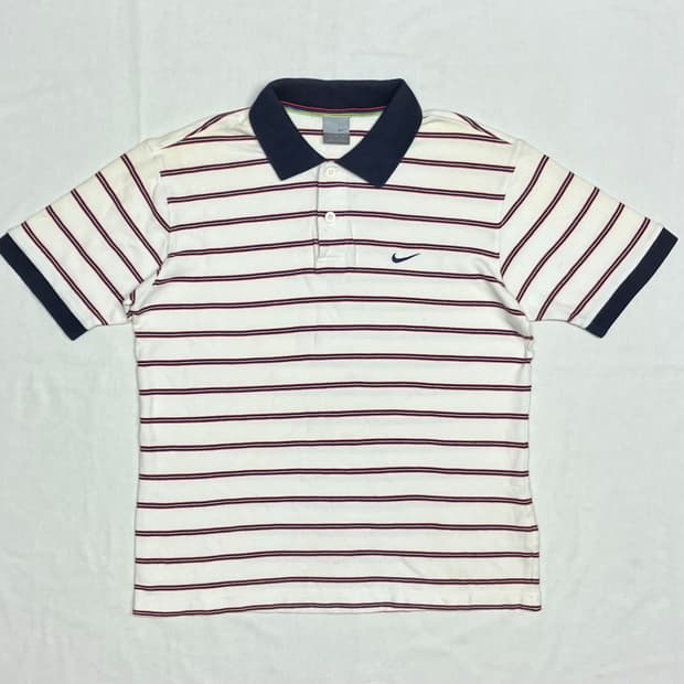 00s 빈티지 나이키 스트라이프 pk 카라티