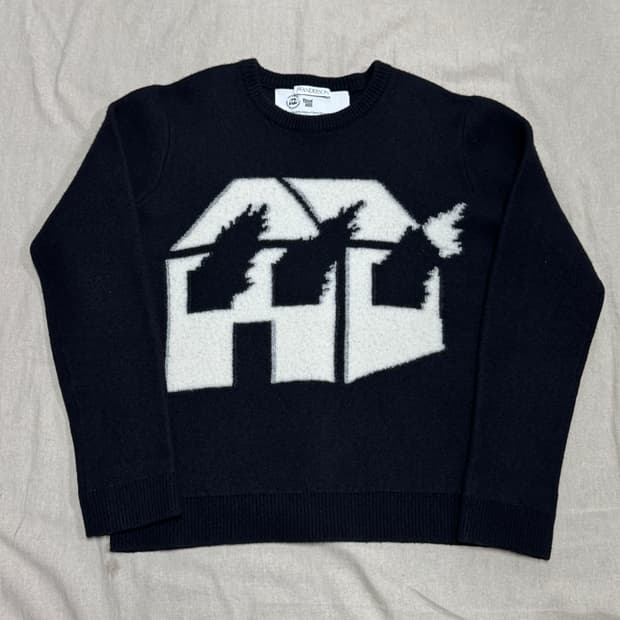 JW앤더슨 x DE 20fw 버닝하우스 니트 M