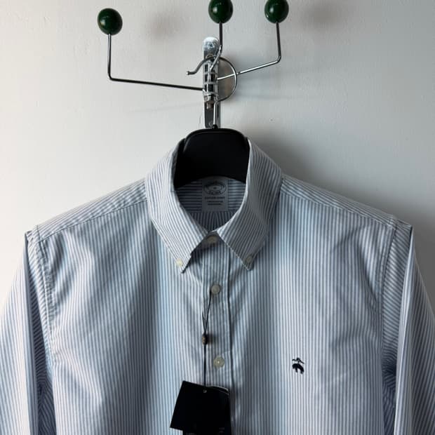브룩스 브라더스 스트라이프 옥스포드 셔츠 