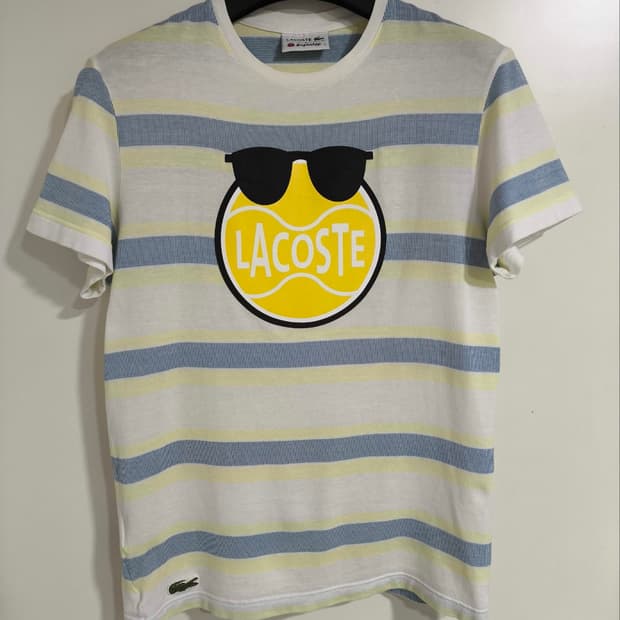 3 라코스테 x 야즈부키 콜라보 반팔티셔츠