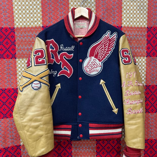 스타일아이즈 울레더 바시티 38