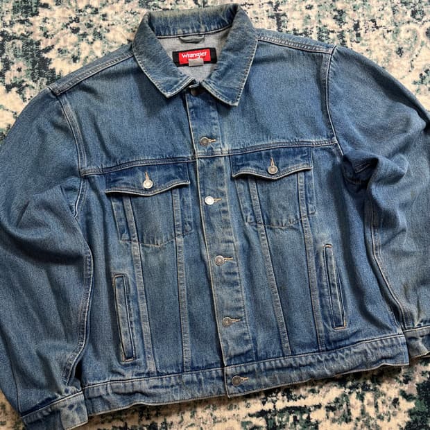 90s 랭글러 청자켓 데님자켓