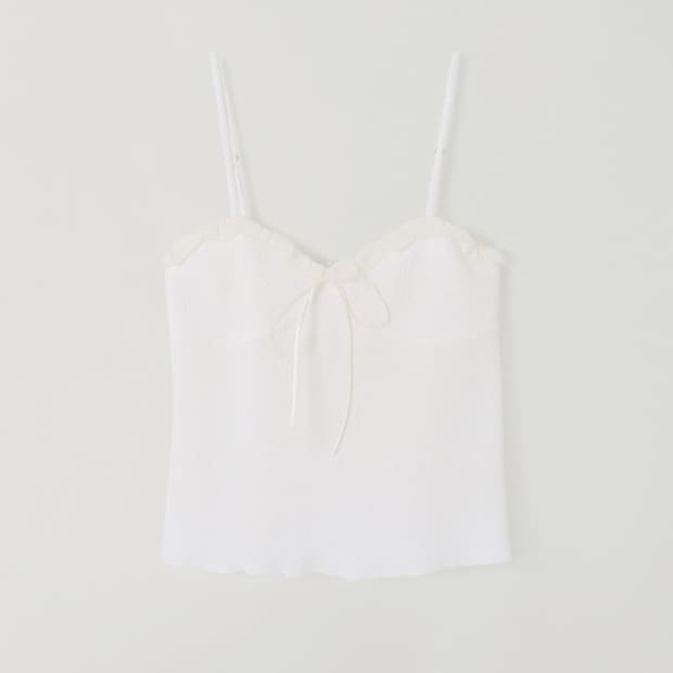타낫 프릴 타이 뷔스티에 슬리브리스 T/T Frill tie