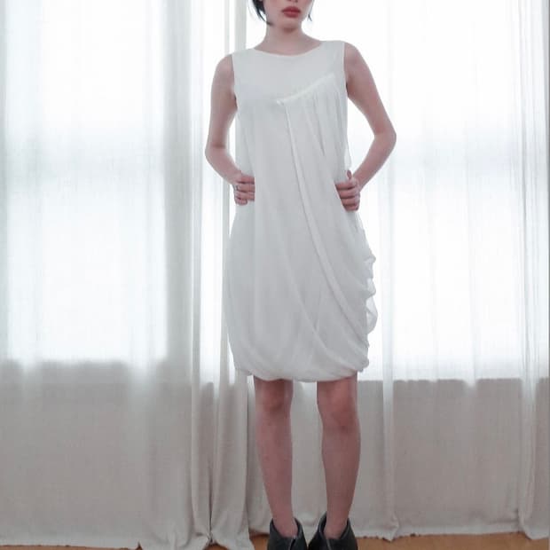 Cop Copine 드레이프 원피스