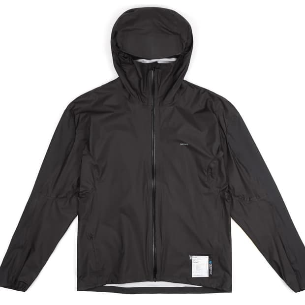 [S] 새티스파이 퍼텍스 3L 플라이 레인 자켓 블랙