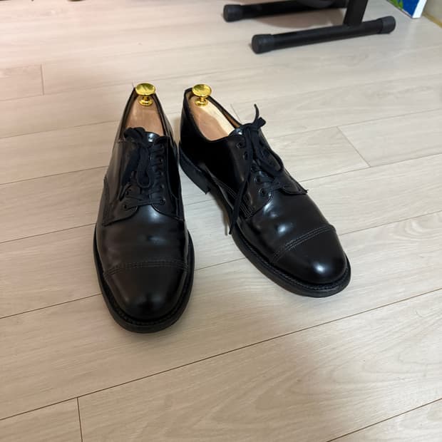 샌더스 밀리터리단화1128 255 uk6 캡토더비 코도반