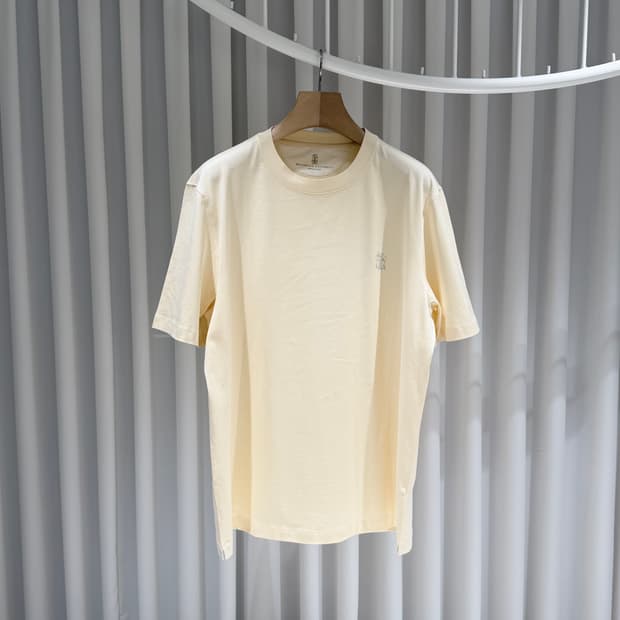 (S+/XXL) / 새상품 브루넬로쿠치넬리 코튼 반팔 티셔츠