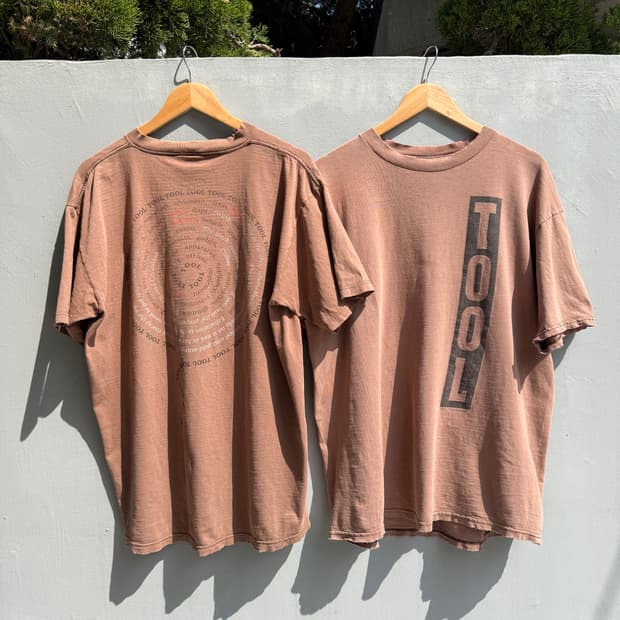 Tool 90s 툴 스파이럴 빈티지 티셔츠