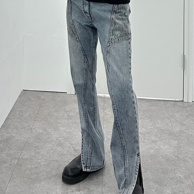 MAISON MINED biker jeans