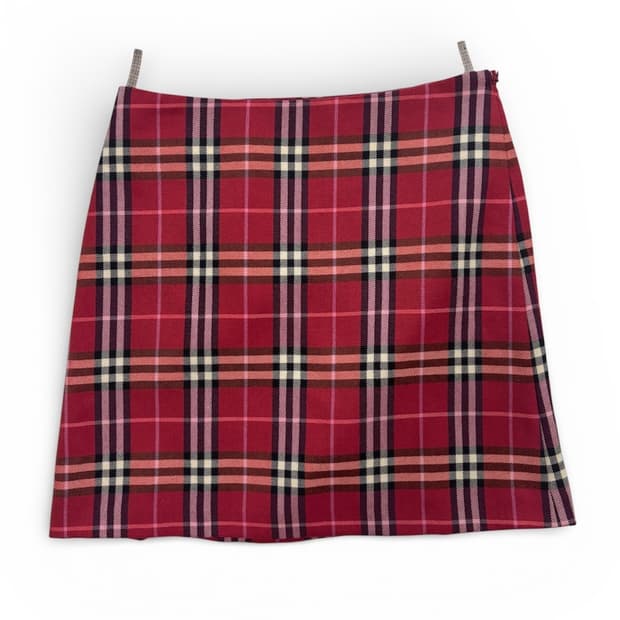 버버리 블루라벨 숏 스커트 36사이즈