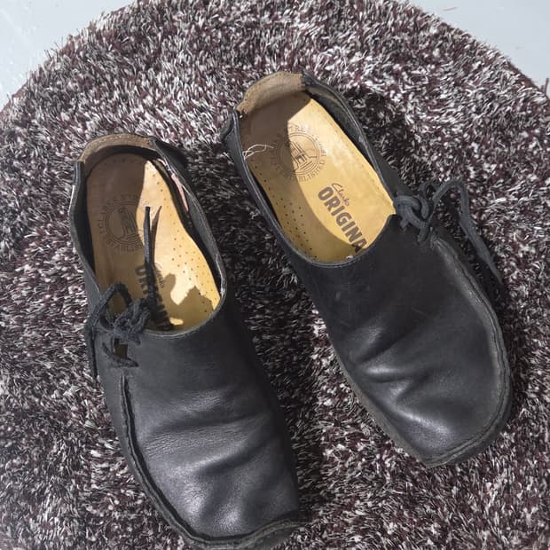 클락스 러거 슈즈 블랙 uk7